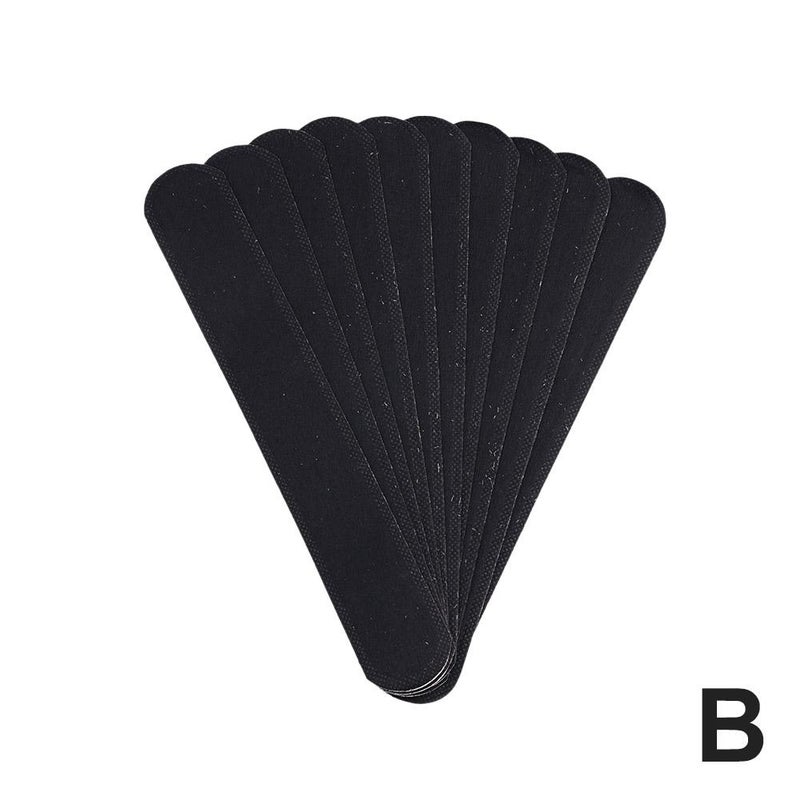 T-manufacturer disposable hat sweat pads, hat brim sweat-absorbing patches, 10-piece pack, makeup stays put.